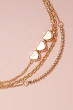 Load image into Gallery viewer, Multi Layer Movable Mini Heart Bar Bracelet