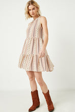 Load image into Gallery viewer, Ivory Floral Mix Halter Mini Dress