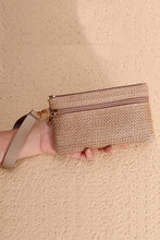 Load image into Gallery viewer, Boho Woven Straw Wristlet Wallet Bag