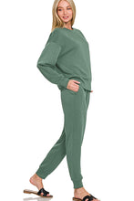 Load image into Gallery viewer, Luxe Scuba Ccrewneck & Joggers 2-Piece Set