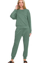 Load image into Gallery viewer, Luxe Scuba Ccrewneck & Joggers 2-Piece Set