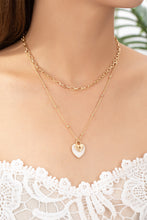 Load image into Gallery viewer, Enamel Heart Necklace