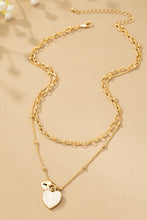 Load image into Gallery viewer, Enamel Heart Necklace