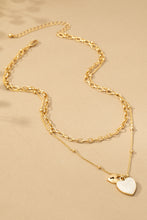 Load image into Gallery viewer, Enamel Heart Necklace
