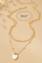 Load image into Gallery viewer, Enamel Heart Necklace