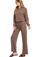 Load image into Gallery viewer, Coco Brown Ribbed 2 Piece Set