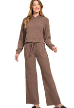 Load image into Gallery viewer, Coco Brown Ribbed 2 Piece Set