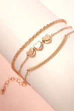 Load image into Gallery viewer, Multi Layer Movable Mini Heart Bar Bracelet