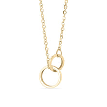 Load image into Gallery viewer, 18K Gold Interlocked Rings Necklace