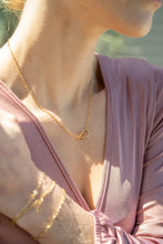 Load image into Gallery viewer, 18K Gold Interlocked Rings Necklace