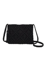 Load image into Gallery viewer, Bohemian Woven Tassel Crochet Shoulder Bag