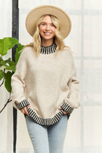 Load image into Gallery viewer, Mock Neck Whip Stitch Cozy Sweater