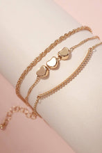Load image into Gallery viewer, Multi Layer Movable Mini Heart Bar Bracelet