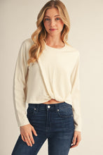 Load image into Gallery viewer, A Lovely Twist Cream Sweater