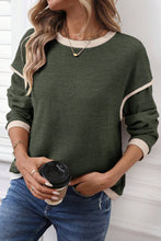 Load image into Gallery viewer, Clover Contrast Trim Sweater