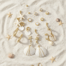 Load image into Gallery viewer, 10-Pair Earring Set — Sand Flat Lay No Card
