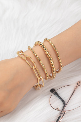 Chunky Chain Bracelet Set