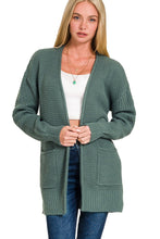 Load image into Gallery viewer, Slow Weekend Waffle Knit Cardigan