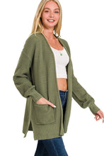 Load image into Gallery viewer, Slow Weekend Waffle Knit Cardigan