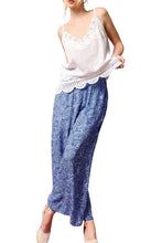 Load image into Gallery viewer, Smocked Waist Paisley Printed Wide Leg Pant