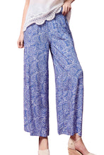 Load image into Gallery viewer, Smocked Waist Paisley Printed Wide Leg Pant