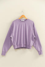 Load image into Gallery viewer, Burnout French Terry Wide-Leg Pant