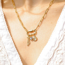 Load image into Gallery viewer, Shine in Faith Carabiner Charm Necklace