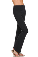 Load image into Gallery viewer, Premium Cotton Fold-Over Yoga Flares