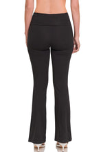 Load image into Gallery viewer, Premium Cotton Fold-Over Yoga Flares