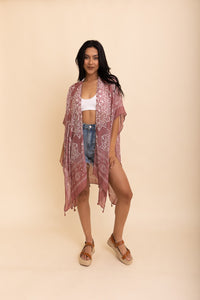 Mandala Tassel Kimono