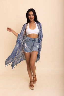 Mandala Tassel Kimono