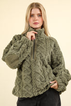 Load image into Gallery viewer, Cozy Cable Knit Fuzzy Fleece