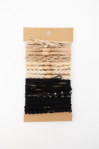 Twists & Braids Stackable Hair Tie Bracelet Set