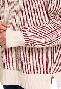 Two Tones Striped Sweater