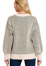 Load image into Gallery viewer, Two Tones Striped Sweater