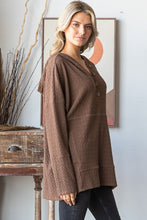 Load image into Gallery viewer, Cozy Cocoa Jacquard Hoodie