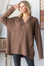 Load image into Gallery viewer, Cozy Cocoa Jacquard Hoodie