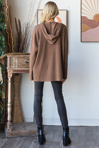 Cozy Cocoa Jacquard Hoodie