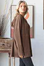 Load image into Gallery viewer, Cozy Cocoa Jacquard Hoodie