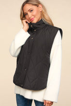 Load image into Gallery viewer, The Basic Black Puffer Vest