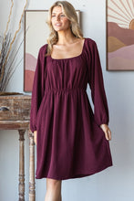 Load image into Gallery viewer, In The Moment Burgundy Dress