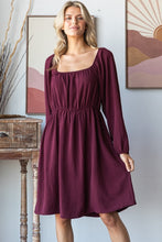 Load image into Gallery viewer, In The Moment Burgundy Dress