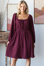 Load image into Gallery viewer, In The Moment Burgundy Dress