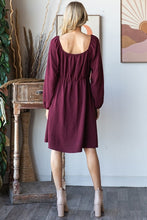 Load image into Gallery viewer, In The Moment Burgundy Dress