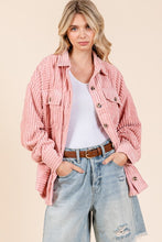 Load image into Gallery viewer, Blush Oversized Corduroy Shacket