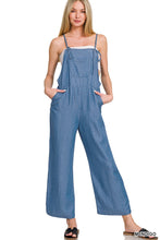 Load image into Gallery viewer, Medium Indigo Adjustable Strap Jumpsuit