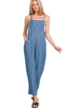 Load image into Gallery viewer, Medium Indigo Adjustable Strap Jumpsuit