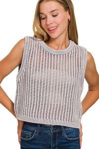 Fishnet Sweater Vest