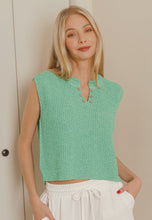 Load image into Gallery viewer, Mint Lightweight Summer Sweater Vest