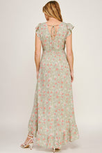 Load image into Gallery viewer, Effortless Elegance Floral Maxi Dress